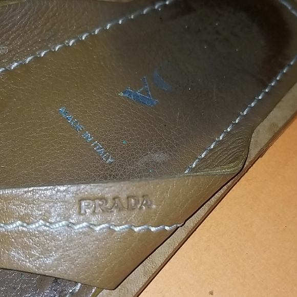 PRADA Leather Thong Sandal - Picture 2 of 12